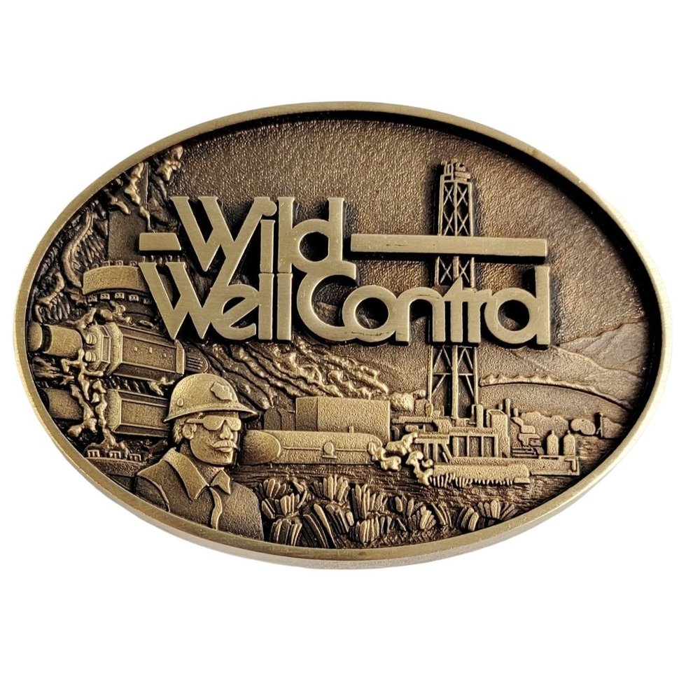Wild Well Control Limited Edition Solid Bronze Belt Buckle